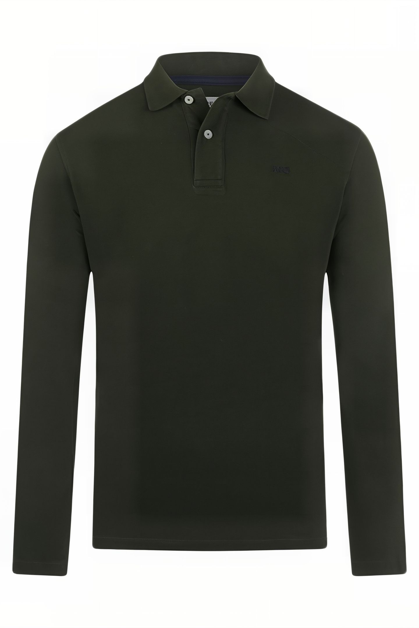 L/S POLO PINE GREEN 1