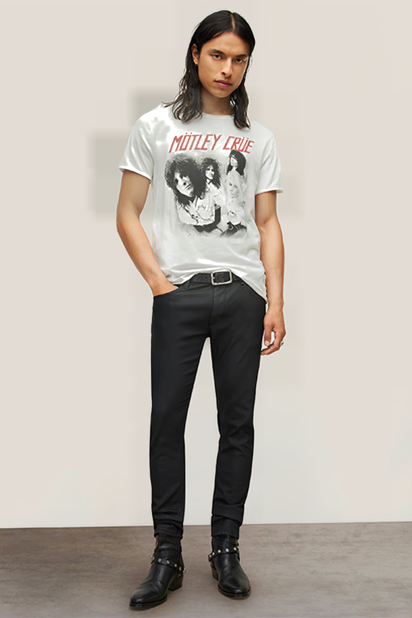 SS RAW EDGE TEE - MOTLEY CRUE STRAIGHT JACKETS SALT 3