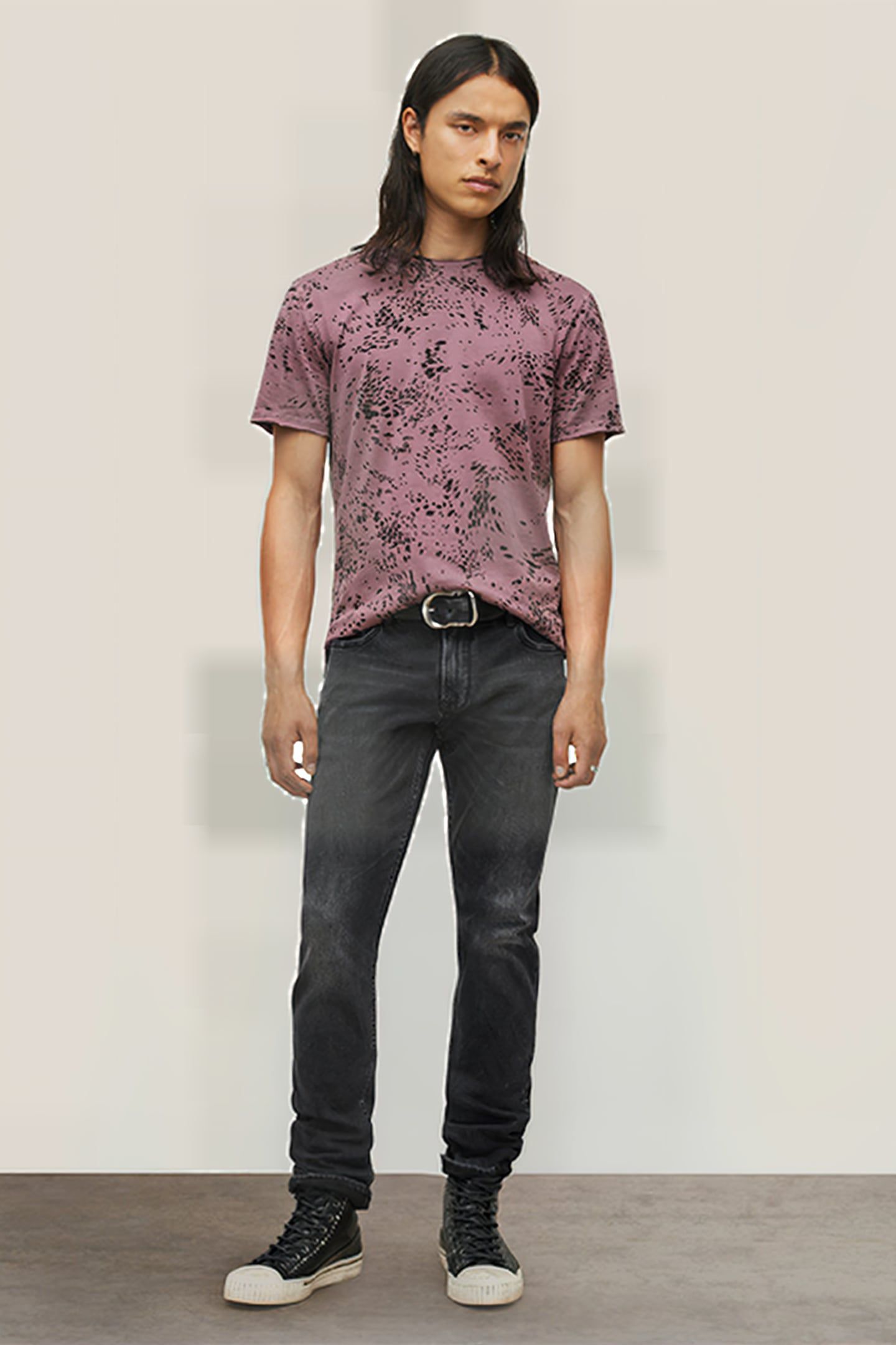 HESTER SS SWIRLING CHEETAH CREW OXBLOOD 3