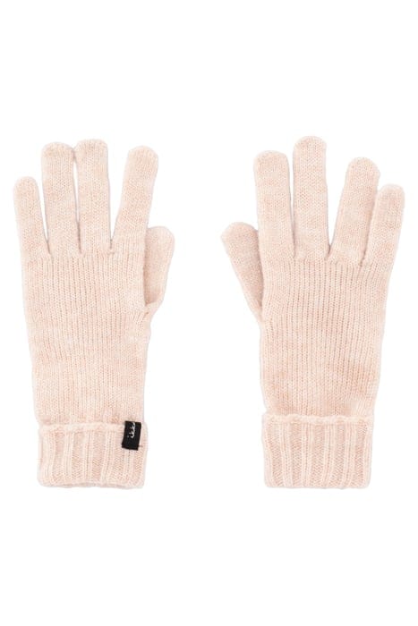 GIRLS’ PALE PINK KNIT GLOVES PALE PINK 1