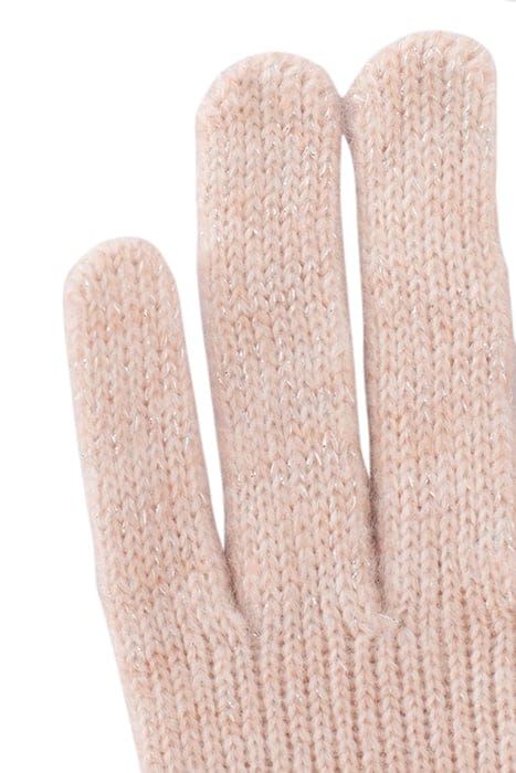GIRLS’ PALE PINK KNIT GLOVES PALE PINK 3