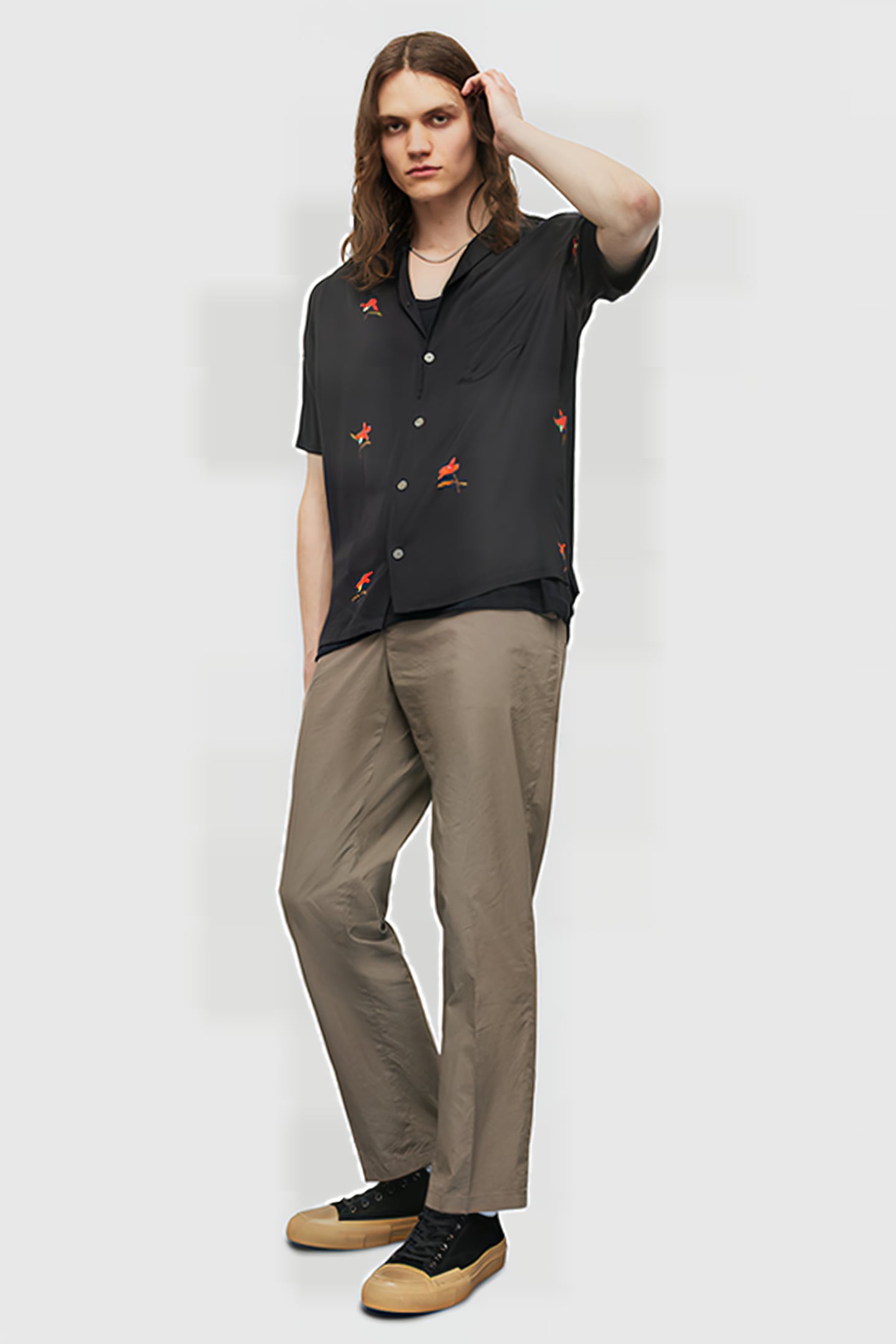 EIVISSA SS SHIRT JET BLACK 4
