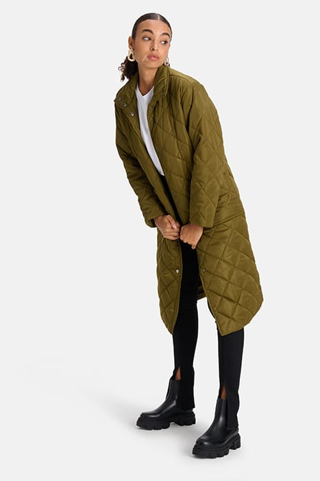 LA-SQUARE JACKET ARMYGREEN 5
