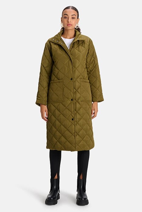 LA-SQUARE JACKET ARMYGREEN 2