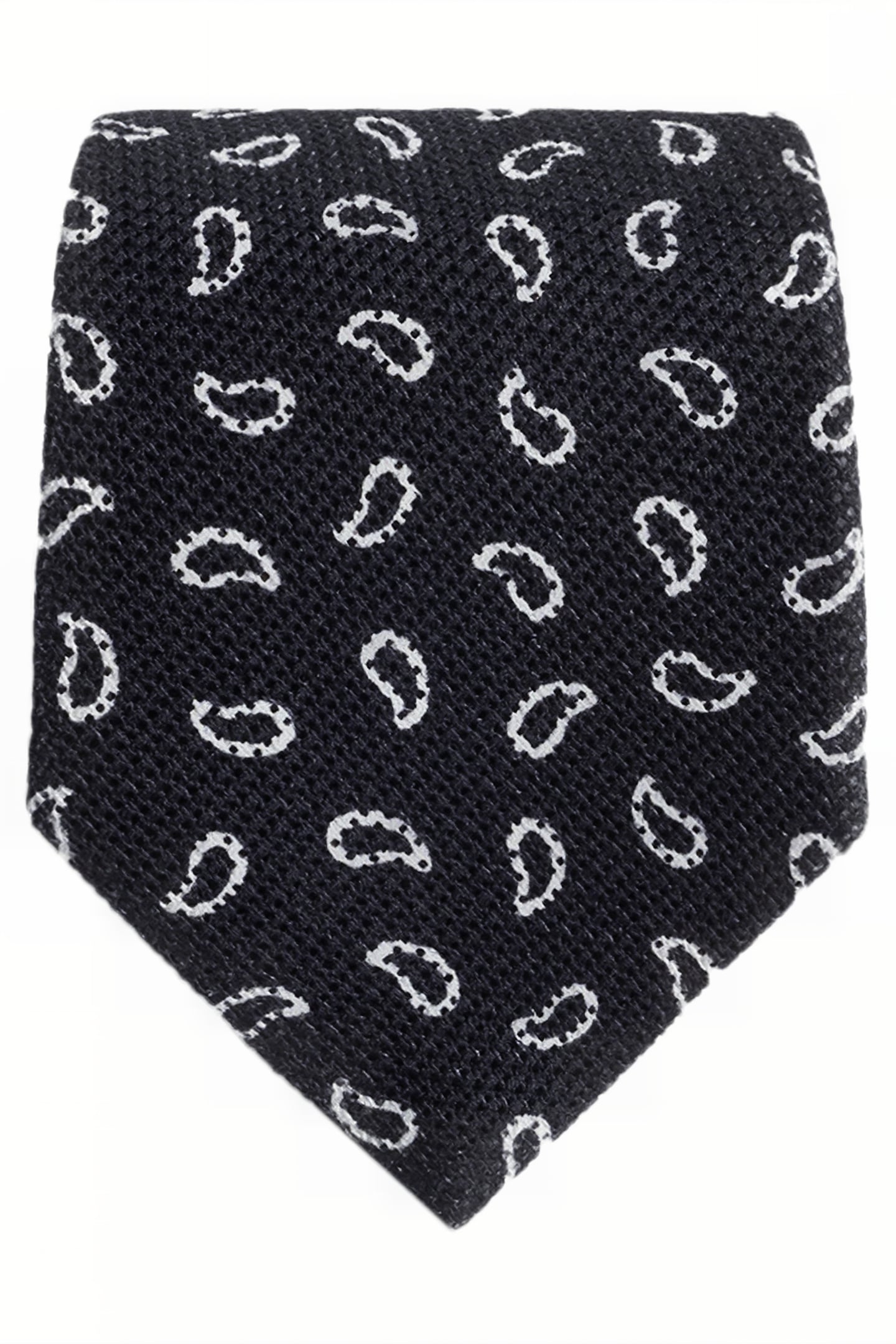 NAVY PAISLEY TIE 2