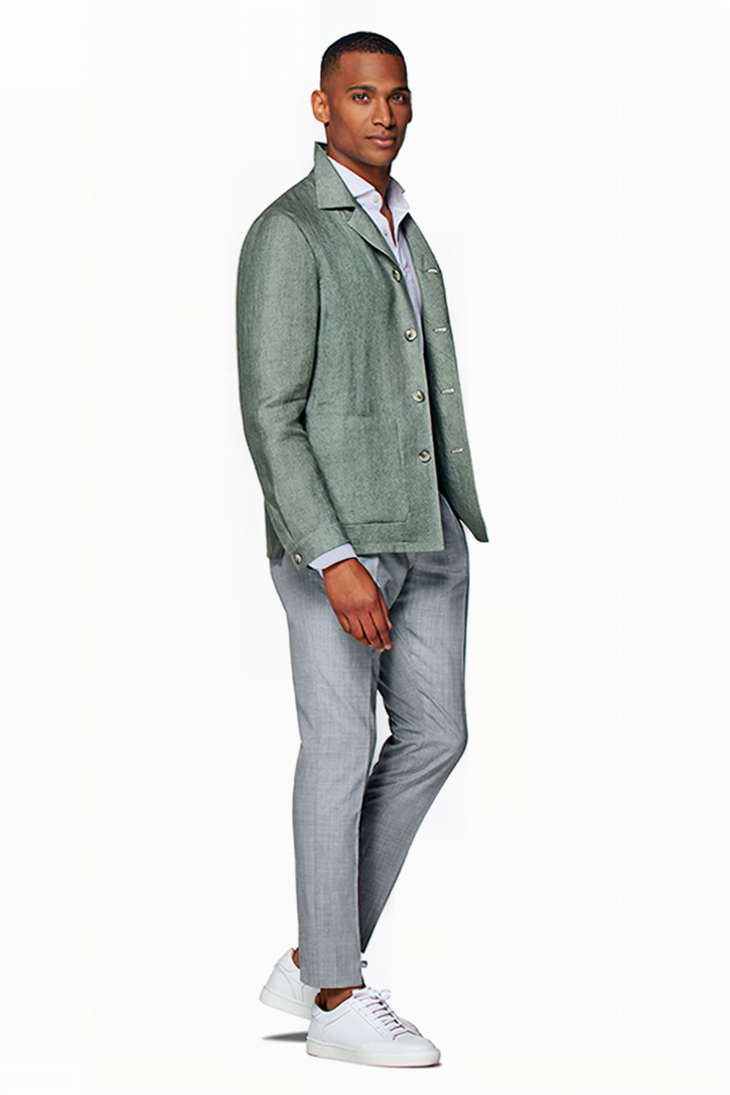 MID GREEN WALTER SHIRT JACKET 4