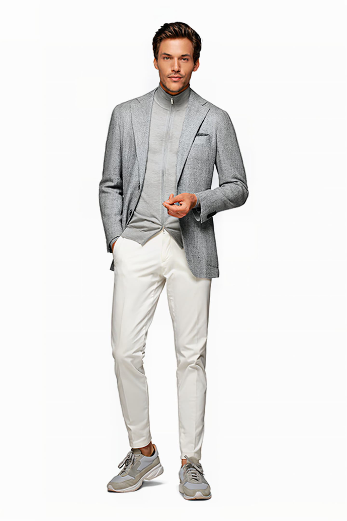 LIGHT GREY LAZIO BLAZER 4