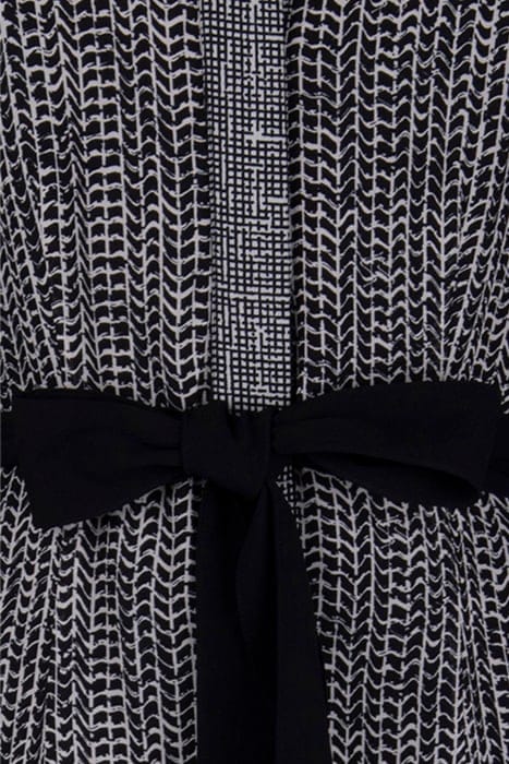TANIS SHIRT DRESS — BLACK/WHITE 3