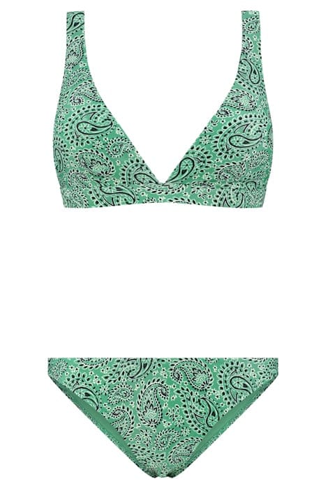 AMY BIKINI SET POOLSIDE PAISLEY KELLY GREEN KELLY GREEN 4