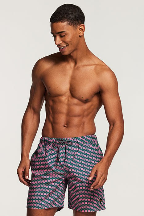 SWIM SHORT HAMMAM MICRO PEACH DEEP LAGOON BLUE DEEP LAGOON B 2