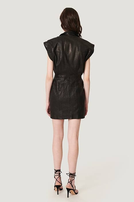 ANATA LEATHER DRESS IN BLACK 3
