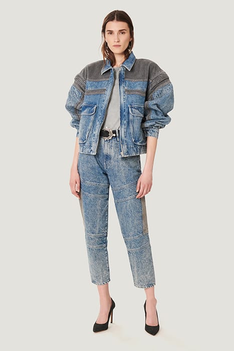 JUVAR BLACK/BLUE DENIM DRESS 2