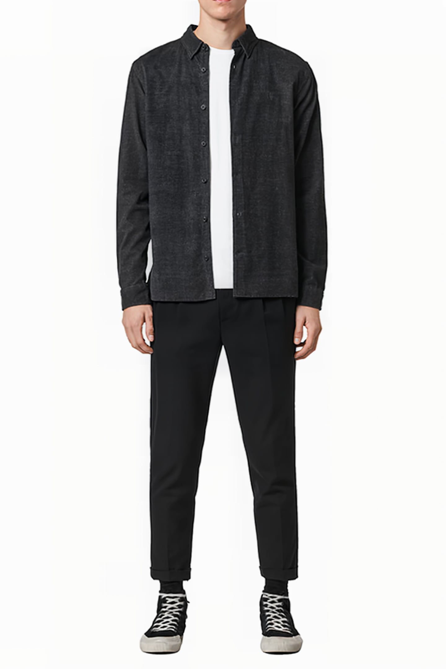 LORELLA LS SHIRT JET BLACK 2