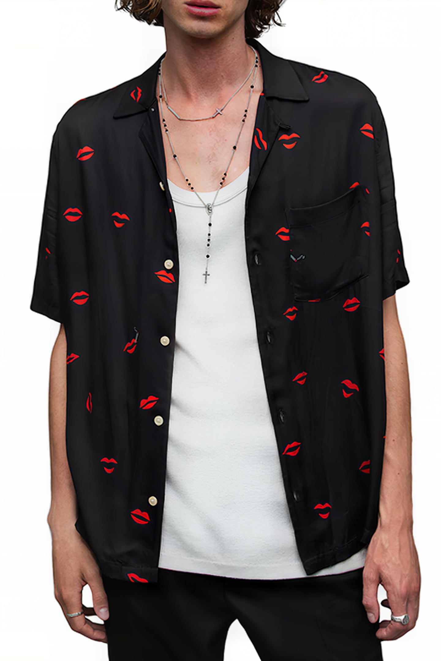 TEKISUTO SS SHIRT JET BLACK 1
