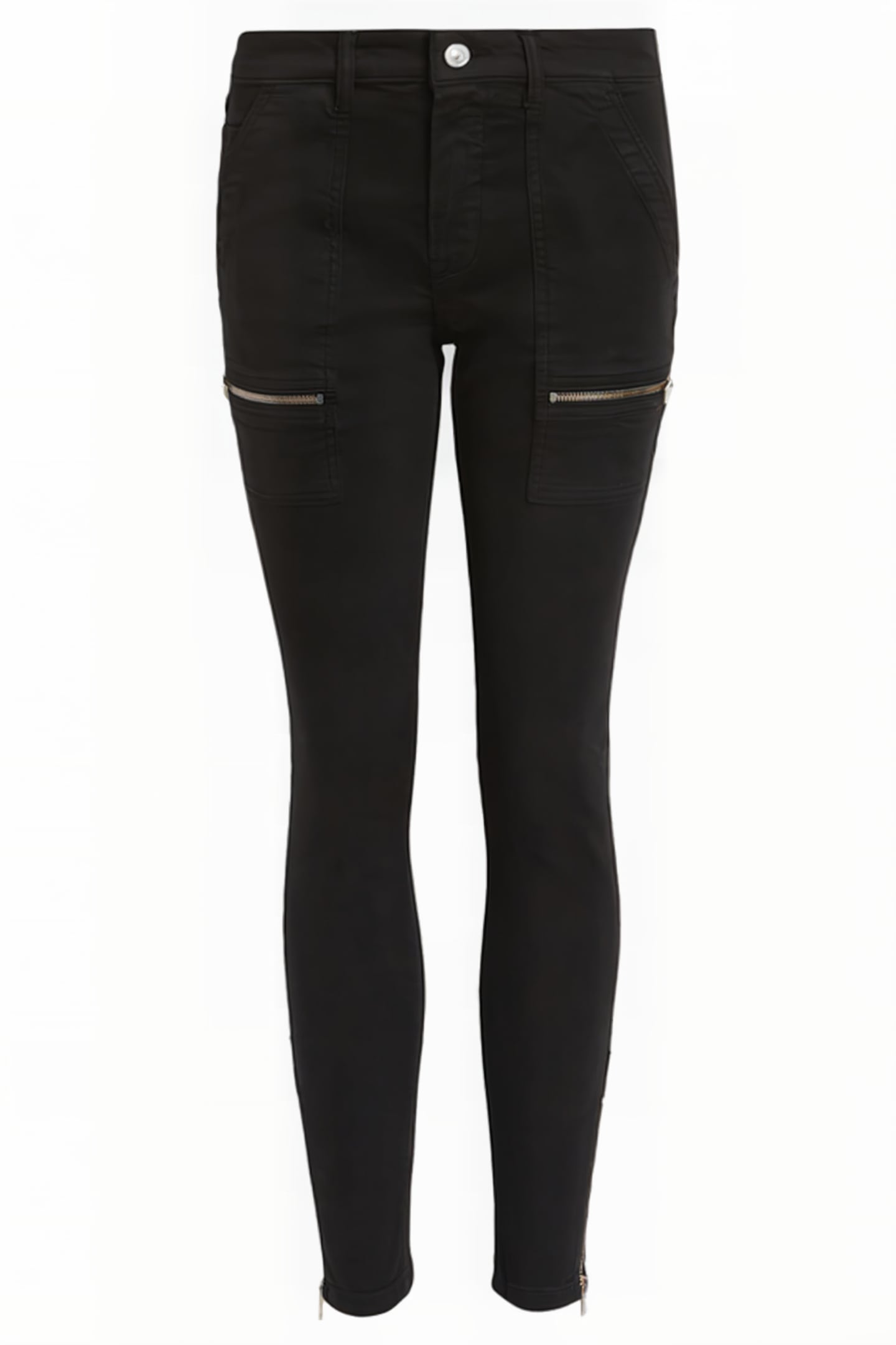 DEMI ZIP SKINNY JEAN BLACK 5