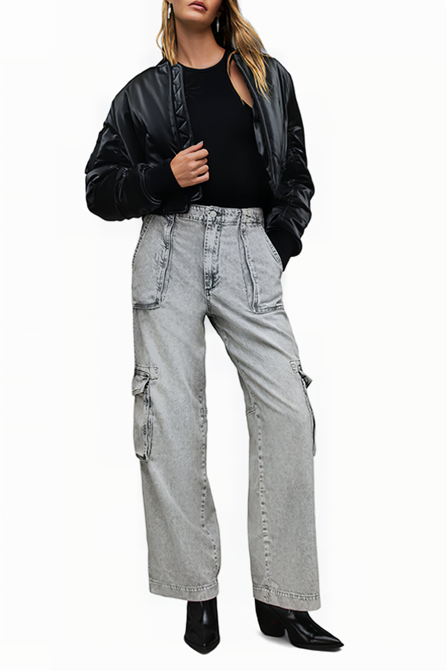 FRIEDA STRAIGHT TROU WASHED GREY 2
