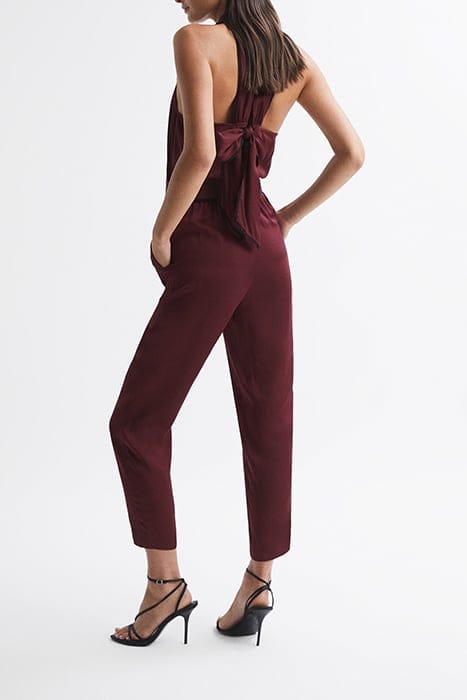 FRIDA JUMPSUIT — BURGUNDY 2