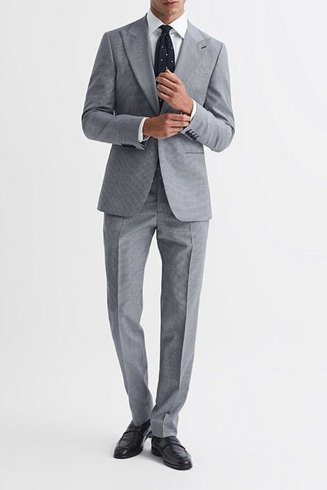 GRANGE SUIT PANTS — NAVY/WHITE 3