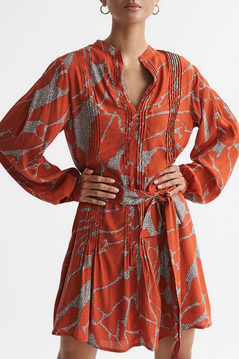 AMIE MINI DRESS ORANGE 1