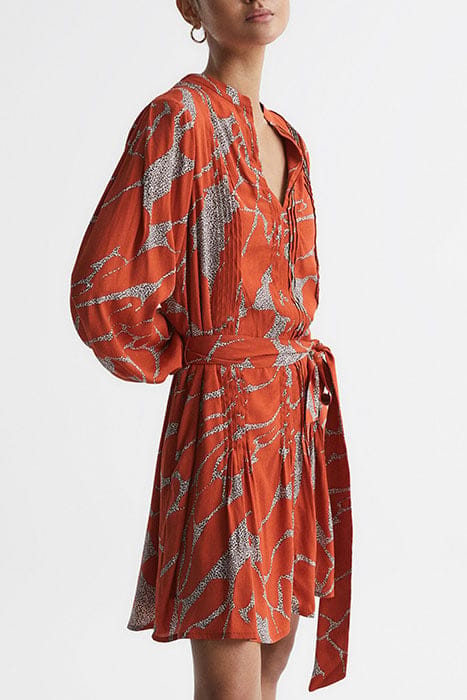 AMIE MINI DRESS ORANGE 5