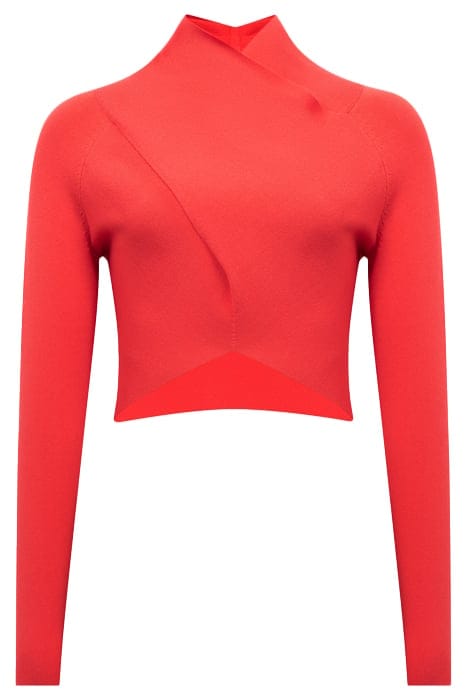 ELSIE LONG-SLEEVED TOP — CORAL 5