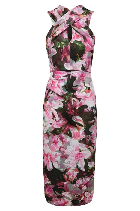 ELLA MIDI DRESS — PINK 6