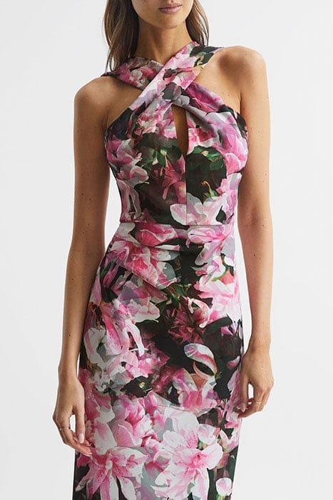 ELLA MIDI DRESS — PINK 4