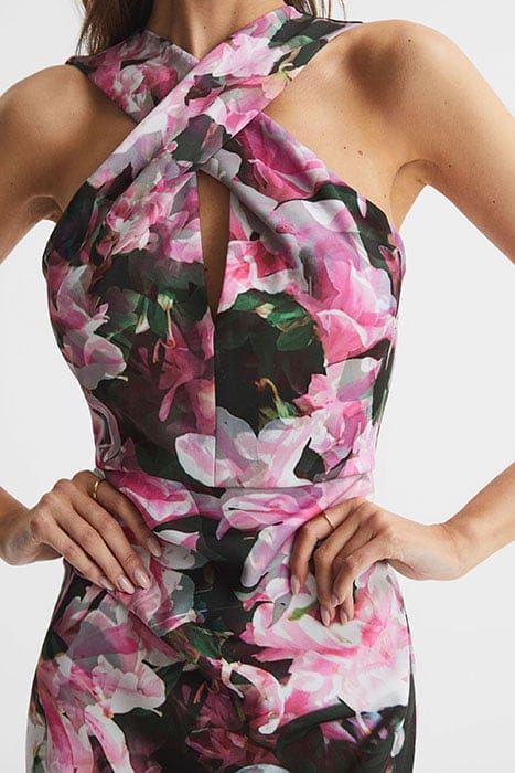 ELLA MIDI DRESS — PINK 5