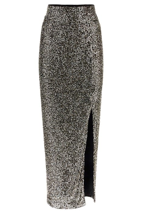 MARCIANO BY GUESS SPARKLE THE DARK JET BLACK MINI SKIRT MULT 7