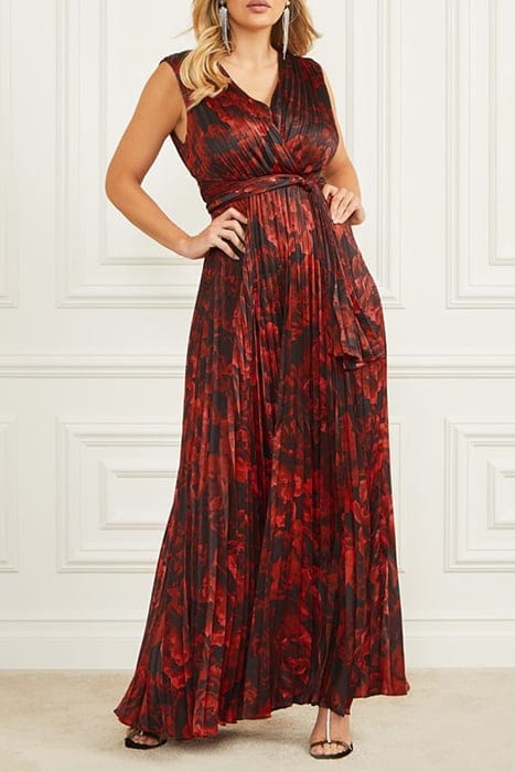 MARCIANO BY GUESS ANNIKA MAXI DRESS PASSION FLOWER PRINT 1