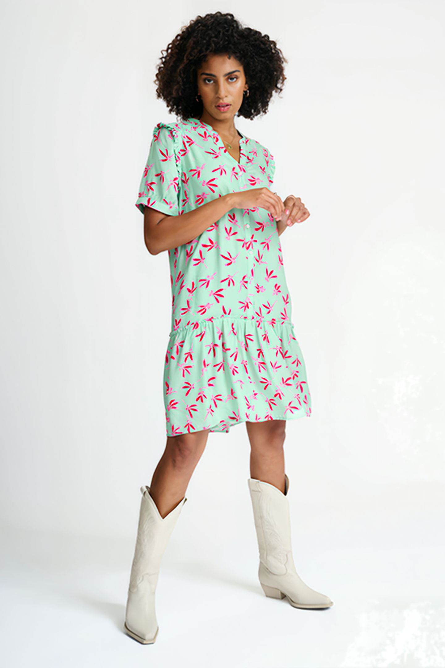 DRESS - EVE FLY AWAY GREEN 4