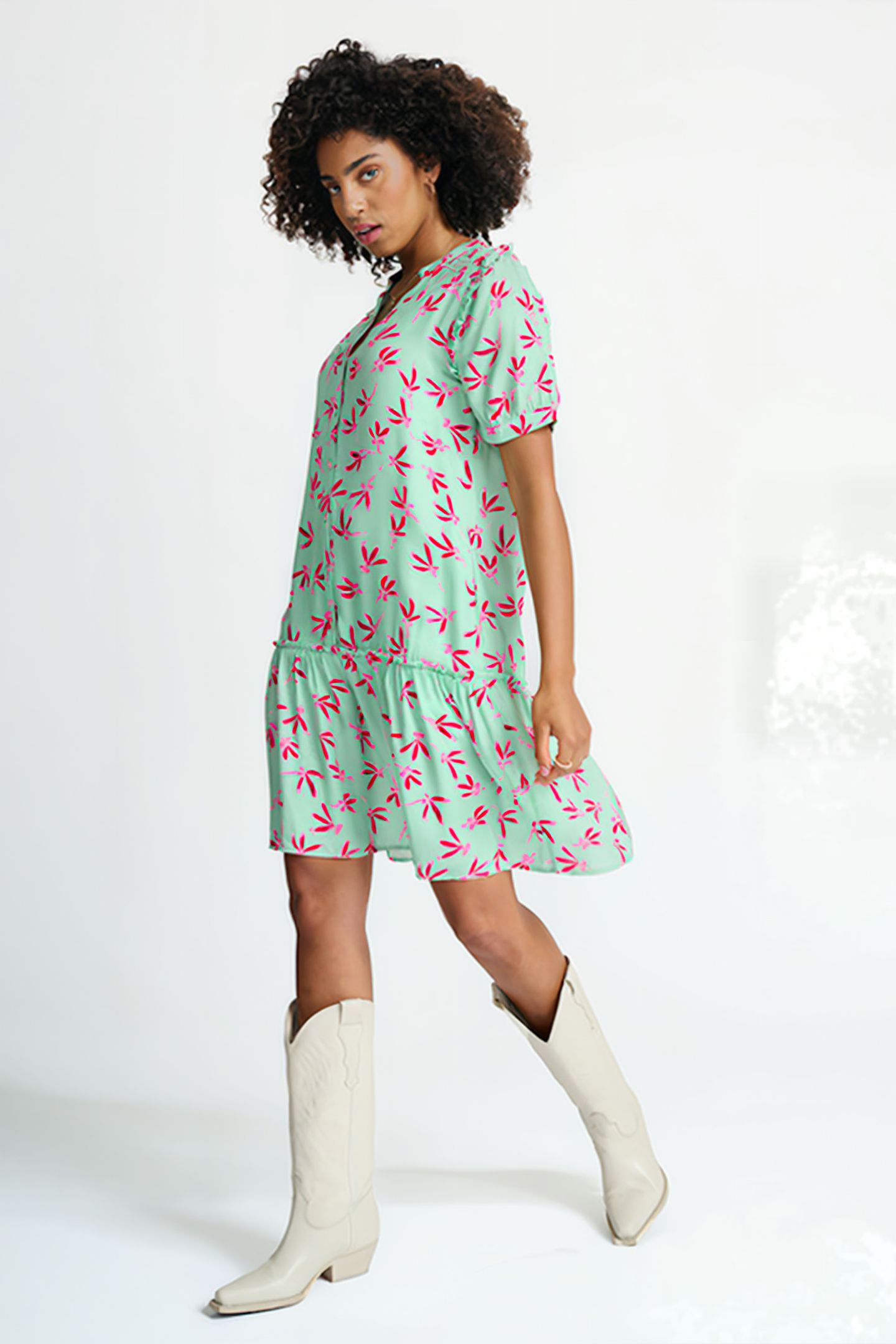 DRESS - EVE FLY AWAY GREEN 5