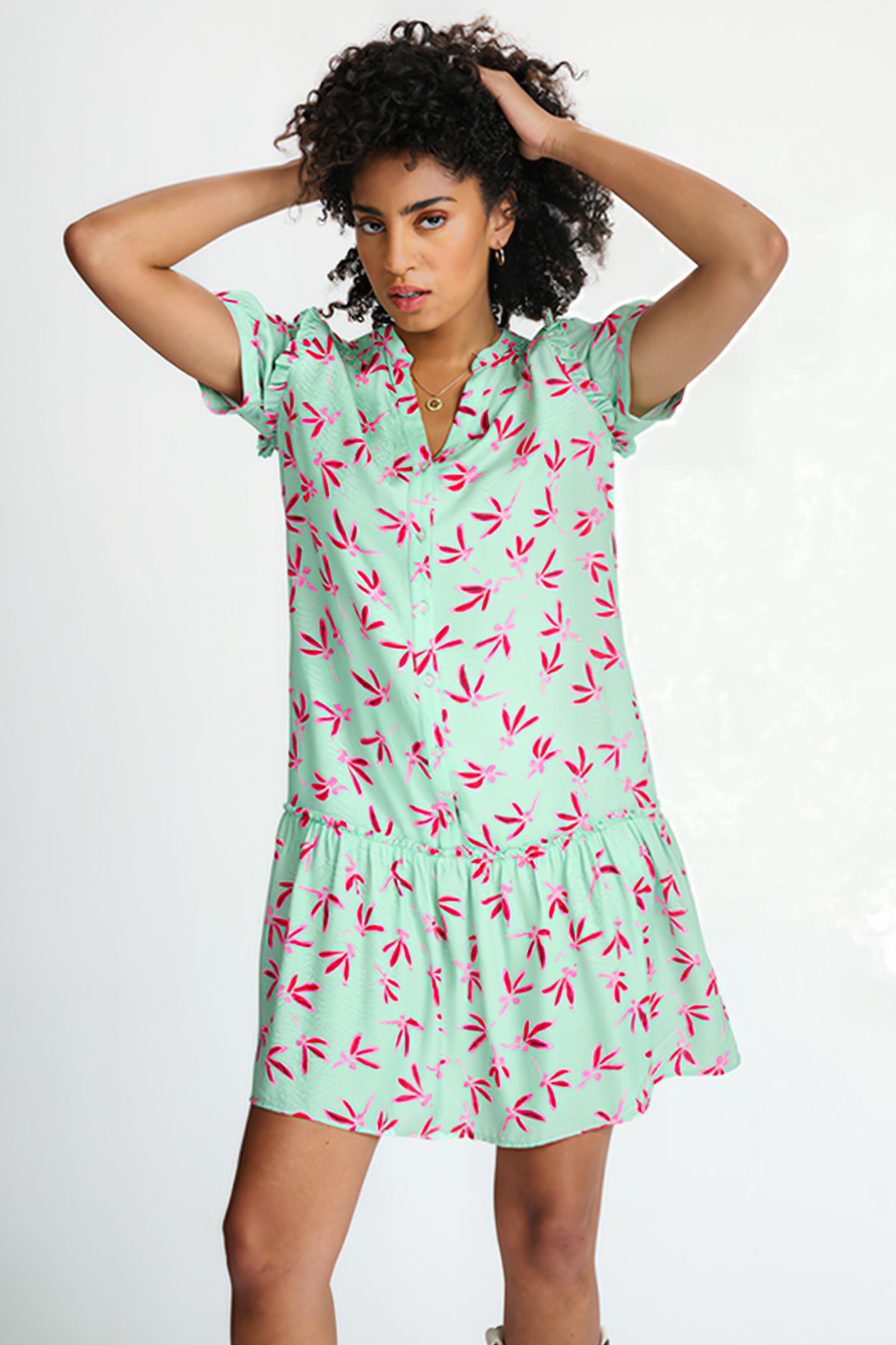 DRESS - EVE FLY AWAY GREEN 6
