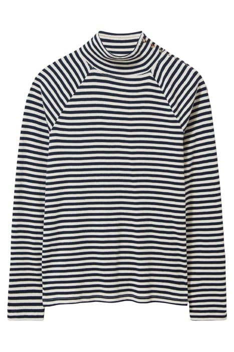 BIRDIE BUTTON TEE NAVY MULTI 4