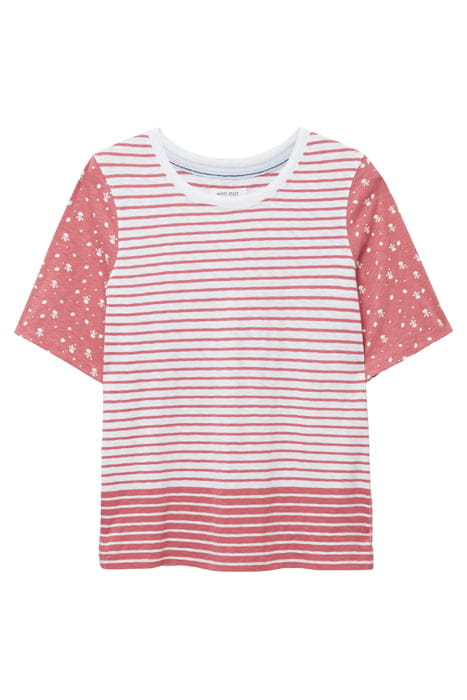 ANNABEL STRIPE TEE PINK MULTI 4
