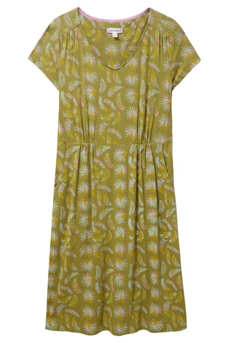 TALLIE ECO VERO JERSEY DRE GREEN PRINTED 4