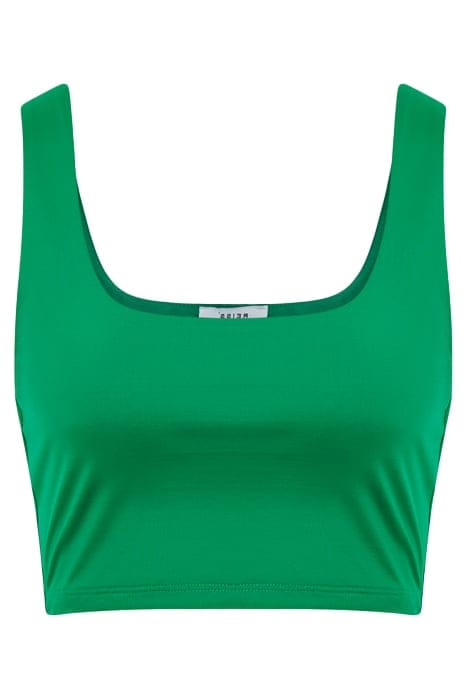 FAE GREEN TANK — THE MODEL IS WEARING A SIZE S 6