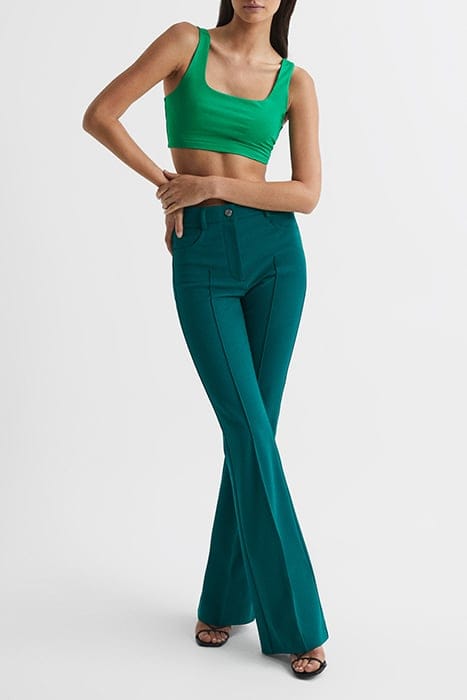 FAE GREEN TANK — THE MODEL IS WEARING A SIZE S 3