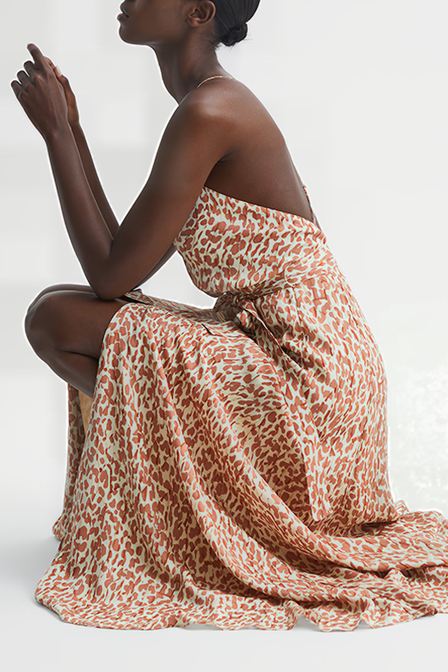IZZY MAXI DRESS NEUTRAL 4