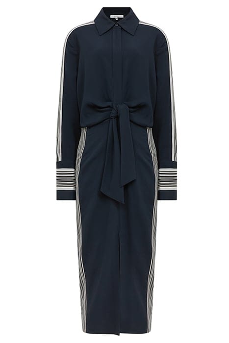 ARABELLA SHIRT DRESS — NAVY 8