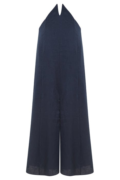 SIAN MIDI DRESS NAVY/WHITE 6