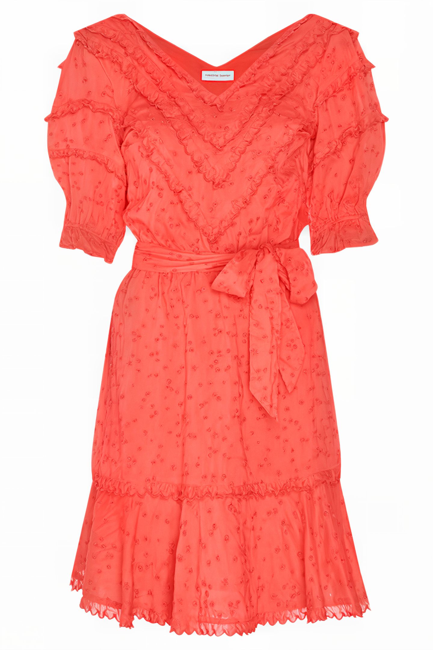 CRISSY DRESS HOT CORAL 5