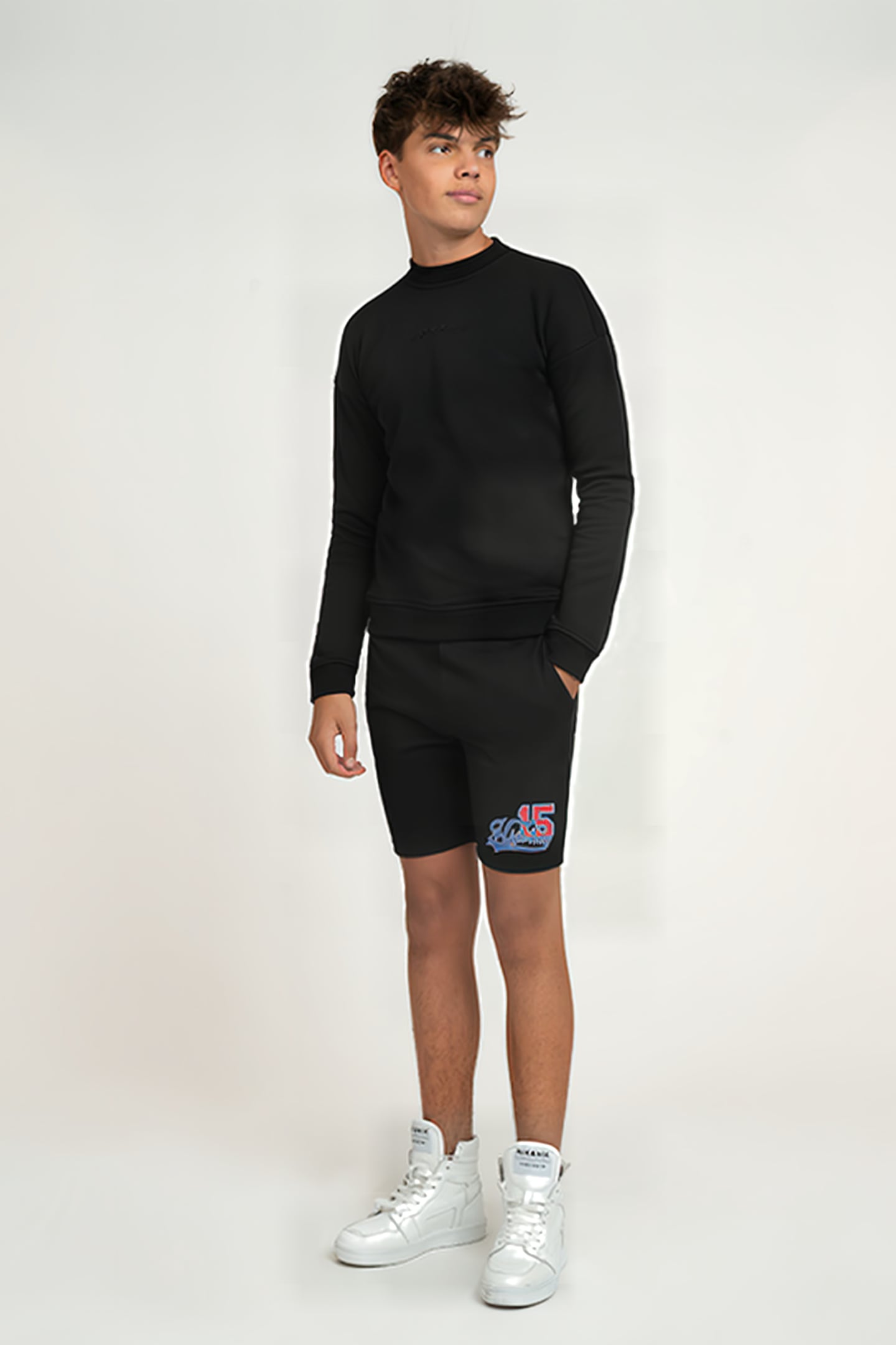 HIGH KEY SWEAT SHORTS BLACK 1