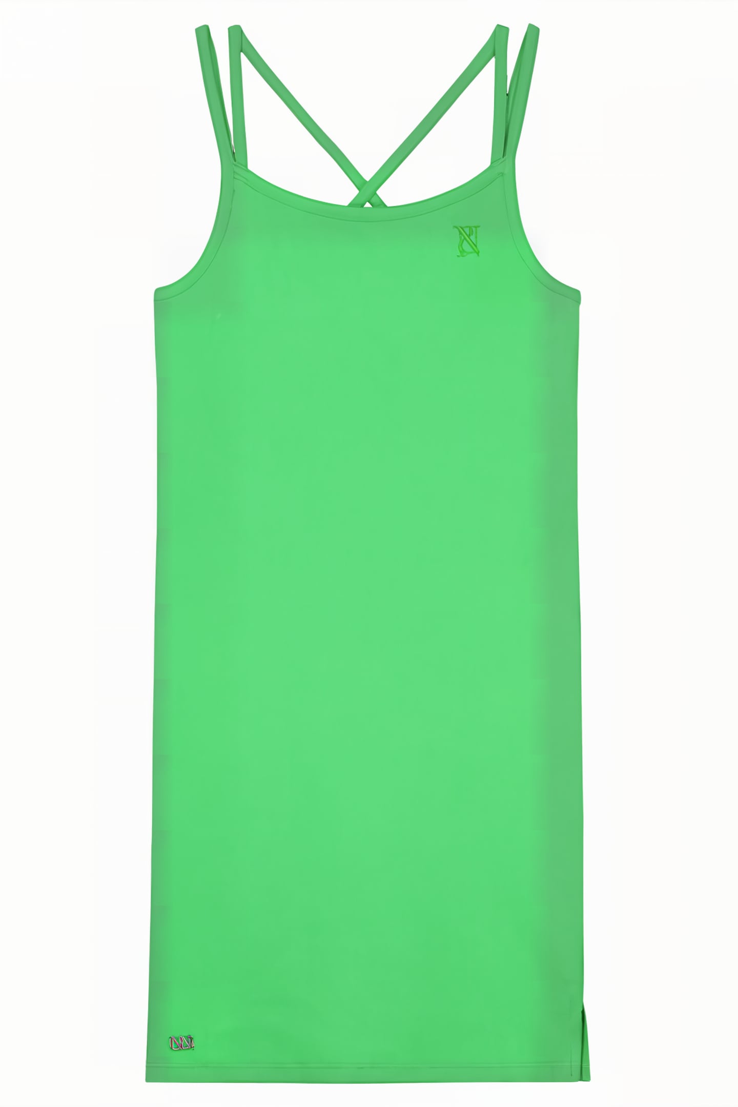 RIB DRESS SPRING GREEN 3