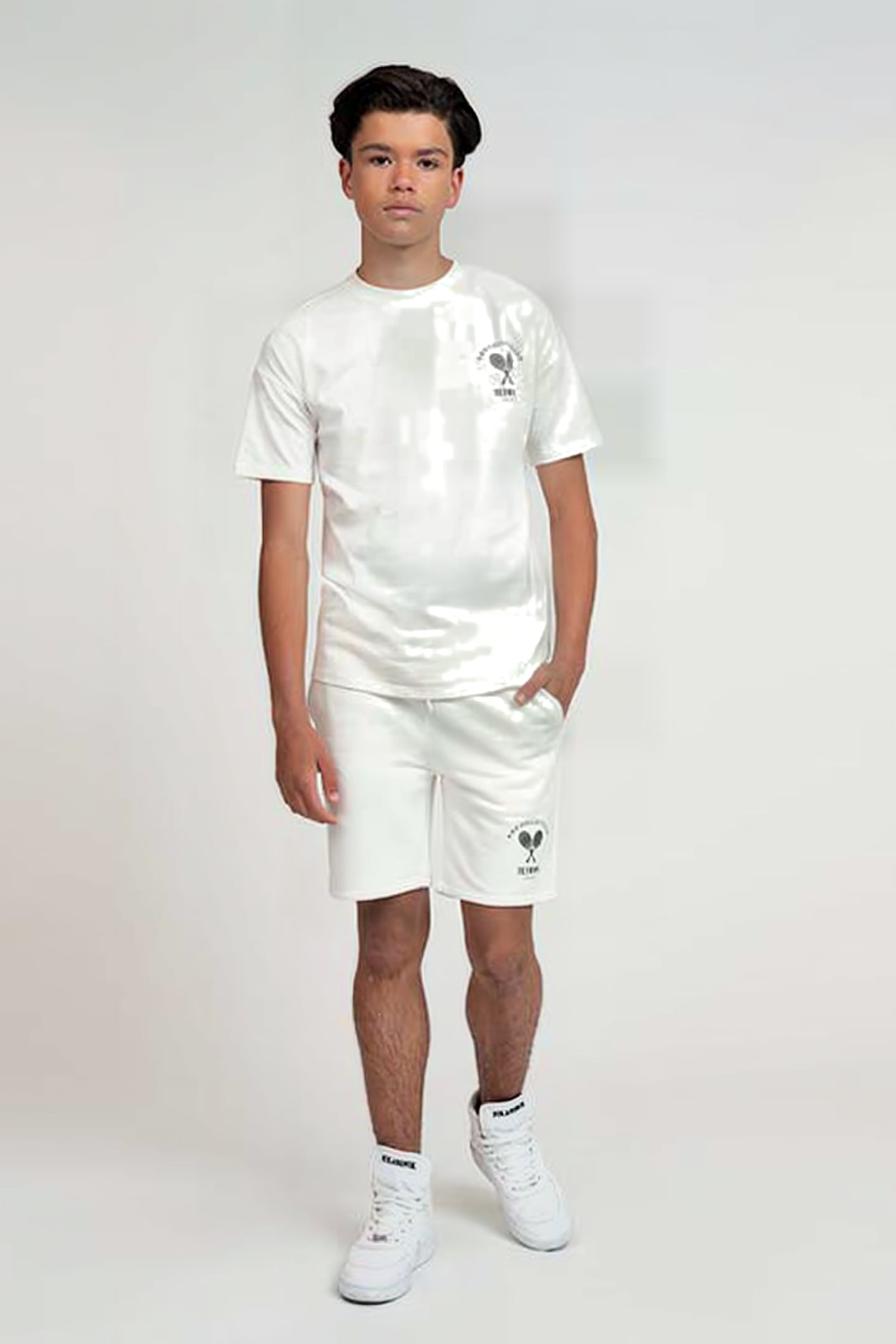 ONE CLUB SWEAT SHORTS OFF WHITE 2