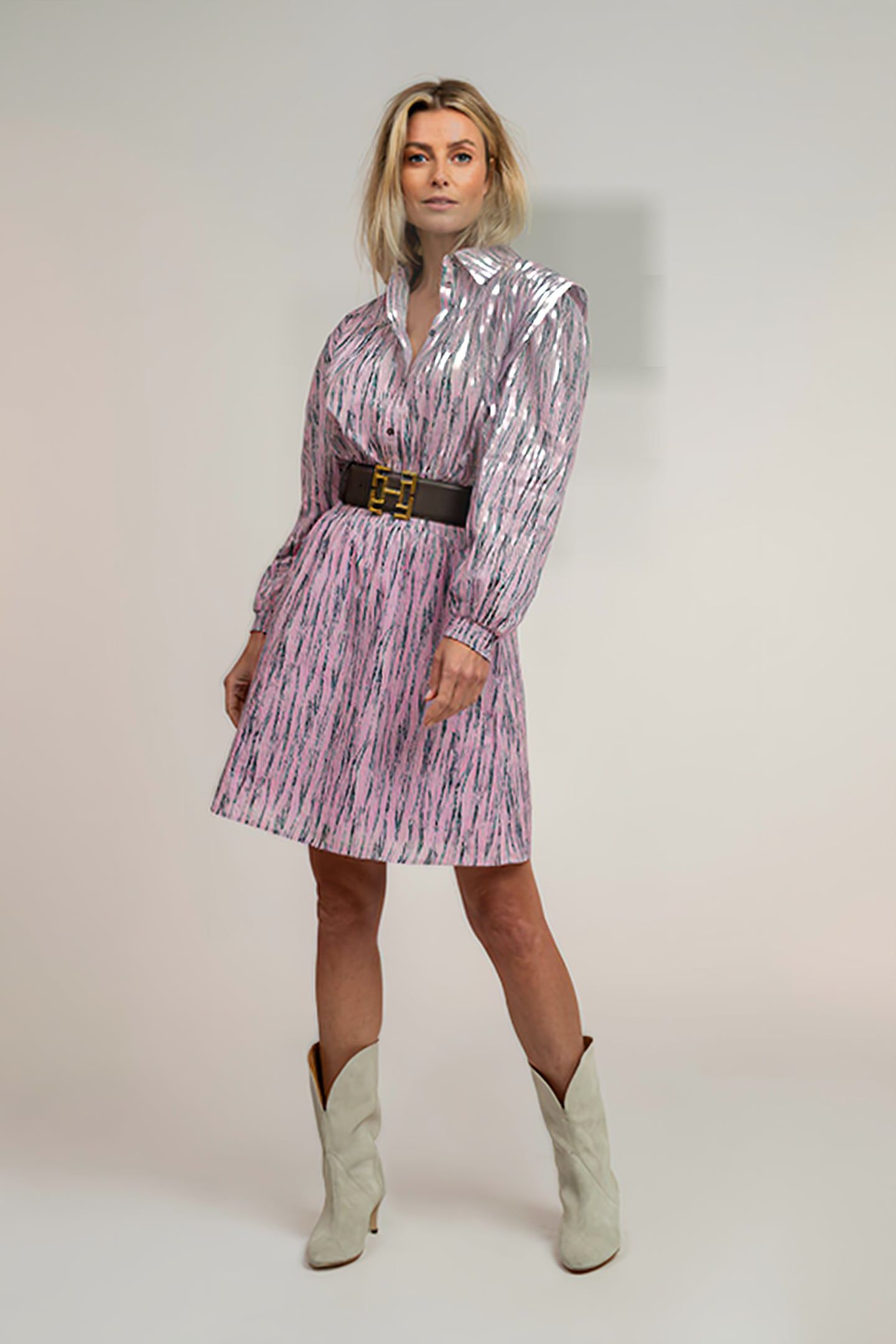 RAINA SHORT DRESS SHIBORI LEMONADE 1