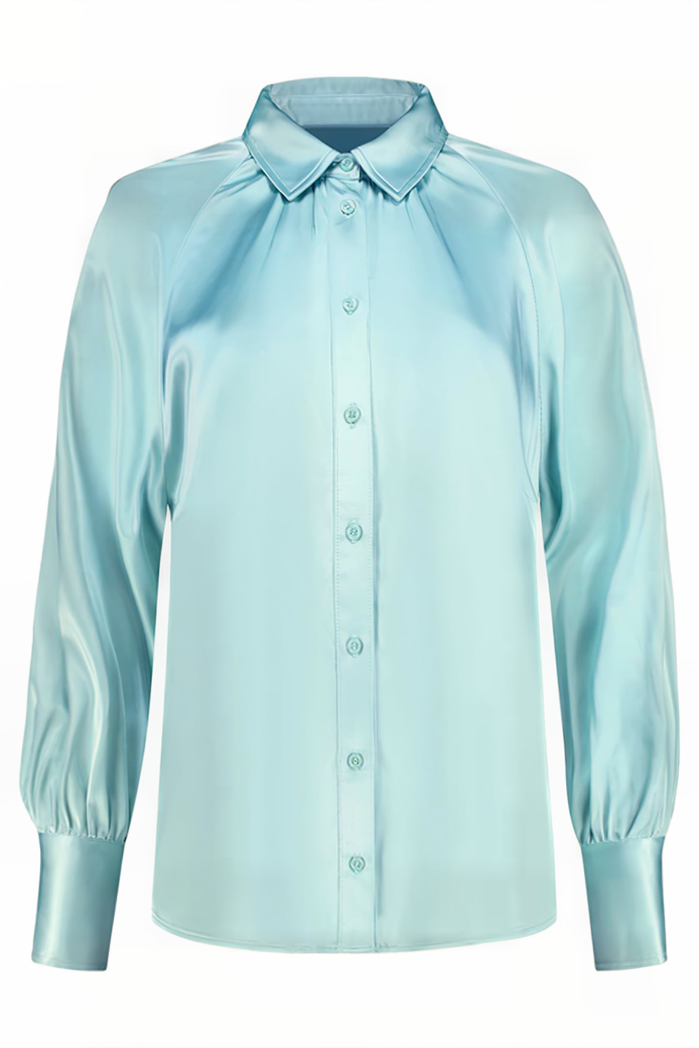 SUZ PUFF BLOUSE LAGOON 1