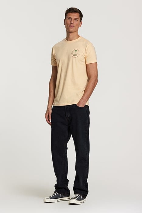 MEN TEE TULUM PALM CAYMAN PEACH ORANGE 5