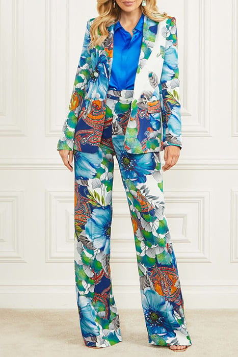 MARCIANO BY GUESS LUCY BLAZER SOLID LUCKY CHARM PRINT 3