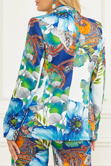 MARCIANO BY GUESS LUCY BLAZER SOLID LUCKY CHARM PRINT 2